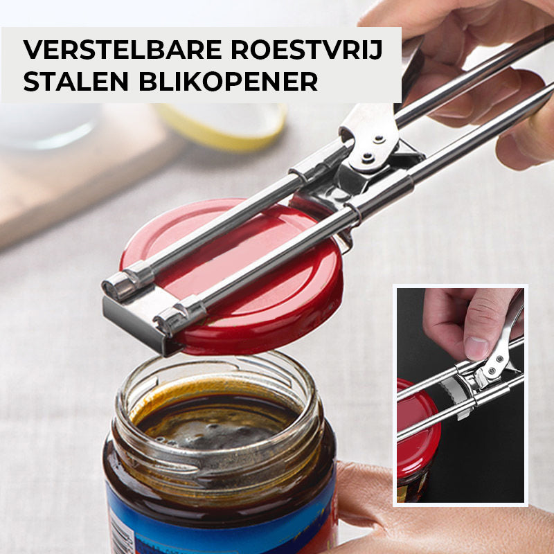 Verstelbare Roestvrijstalen Blikopener
