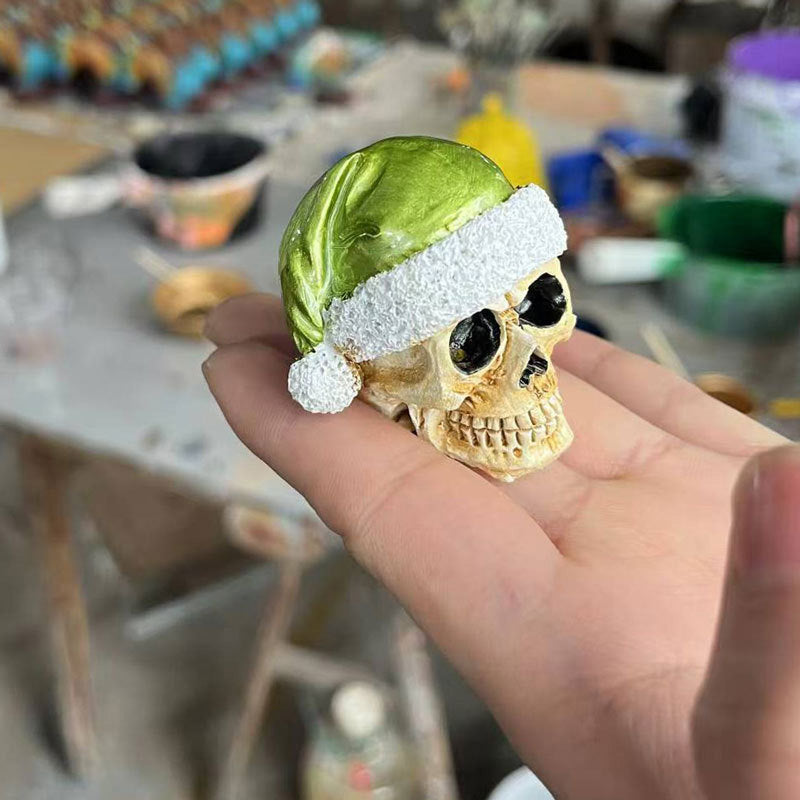 Mini Skelet met Kerstmuts