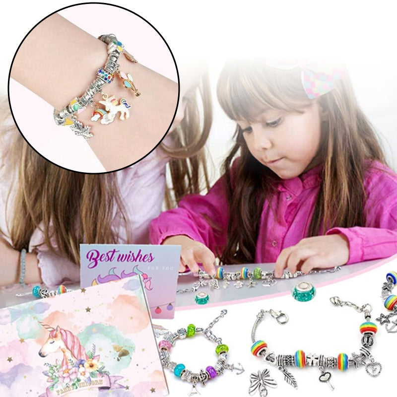 Kit voor het maken van bedelarmbanden voor meisjes
