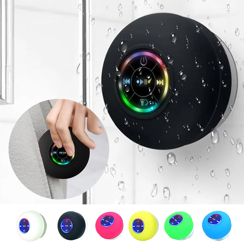 Mini Bluetooth-doucheluidspreker met ledlicht